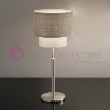 El SAHARA lámpara de mesa lámpara de la mesita de luz de la lámpara de sombra doble moderna | Antea de la Luz