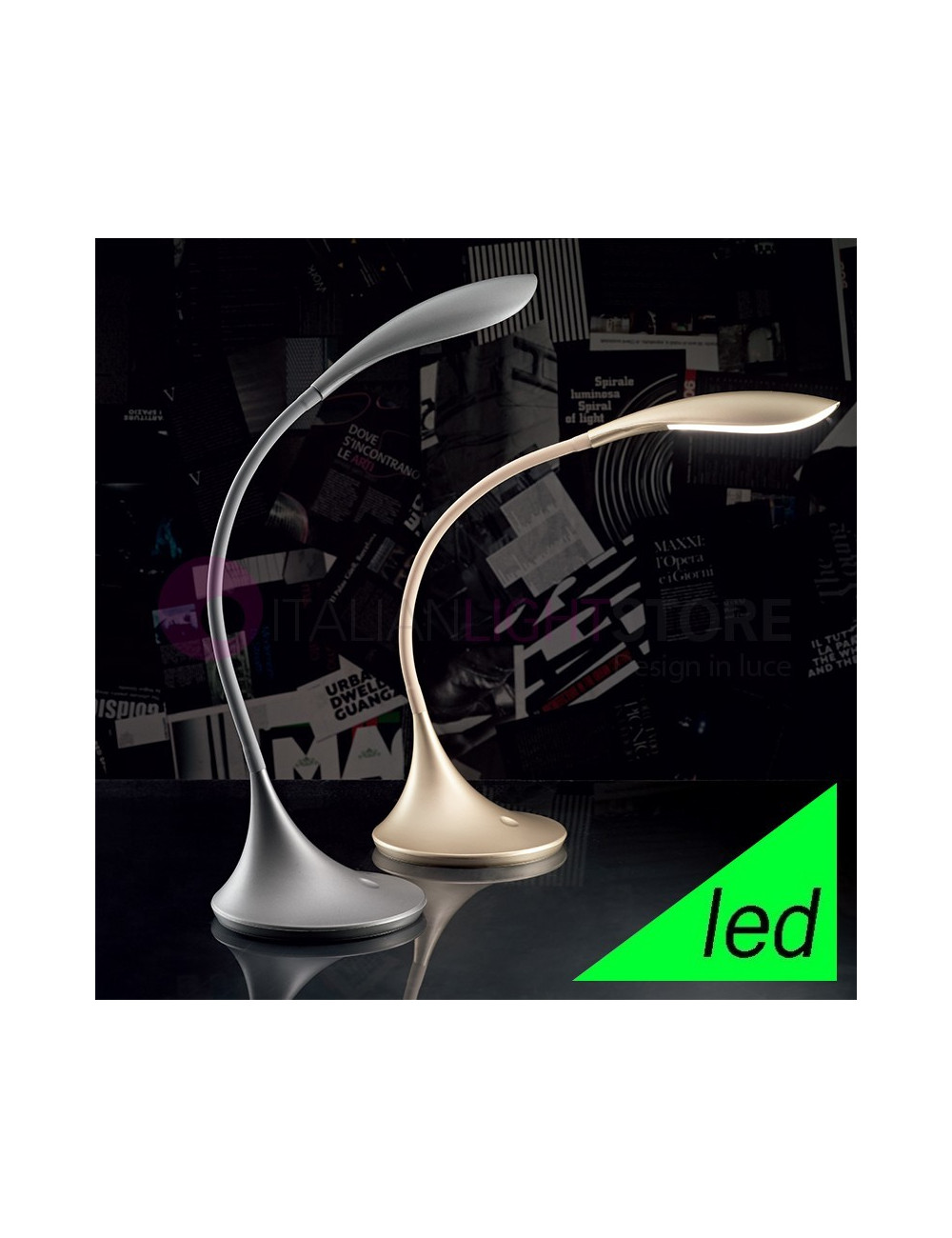 DESK TIME Lampada da Tavolo a LED Design Moderno | Perenz