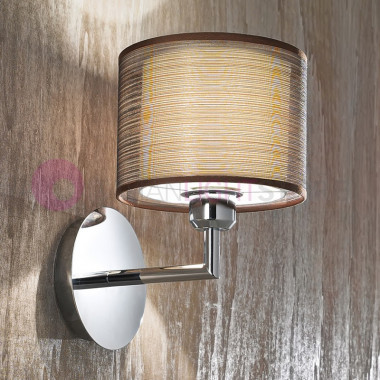 ITHACA Applique Modern with Double lamp Shade | Perenz