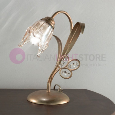 SOFIA Table et Lampe de Chevet Classic Rustic Style