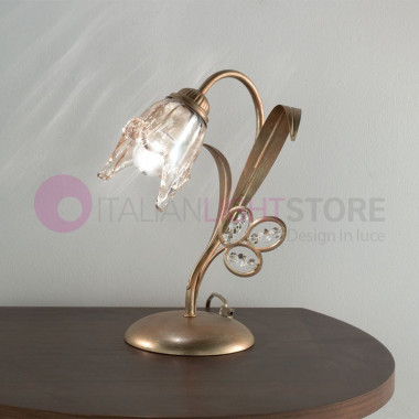 SOFIA Table and Bedside Lamp Classic Rustic Style