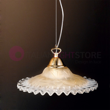 ANITA Glass kitchen pendant lamp