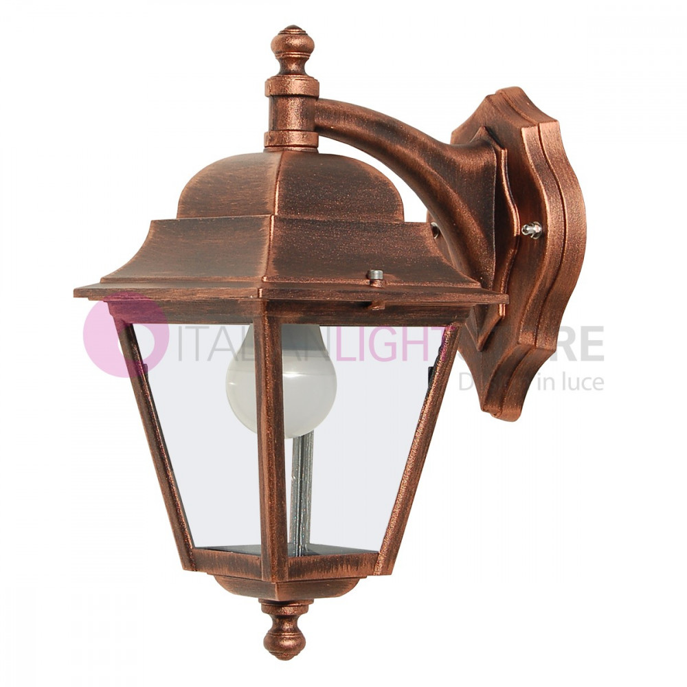 ATHENA PICCOLA Classic Square Wall Lantern for Outdoor Garden