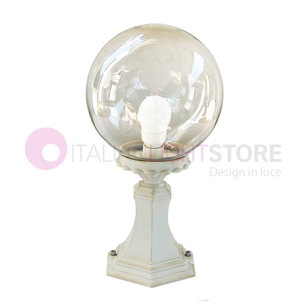 ORIONE S25 Pole Street lampe avec 2 ou 3 lumières Sphere Globe d25