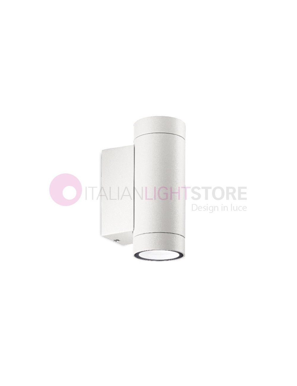 AUSTIN Lámpara de pared Foco Blanco Exterior 2 Luces Diseño Moderno IP54