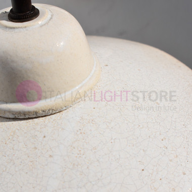 CANTINETTA Lámpara de Pared cerámica y hierro Rustico Country