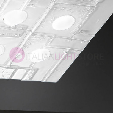 SAN MARCOS la luz de Techo Moderna de Cristal de Murano L. 50x50