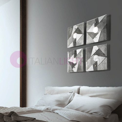 TRINE Ceiling light Modern Murano Glass L. 30x30