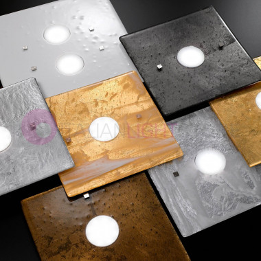 LUCIS de la luz de Techo Moderna de Cristal de Murano L. 50x50