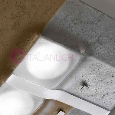 RIALTO Ceiling light Modern wall Sconce in Murano Glass L. 60x20