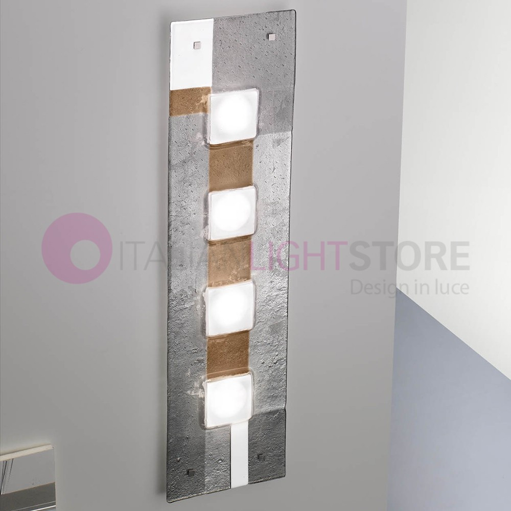 RIALTO Ceiling light Modern wall Sconce in Murano Glass L. 96x25