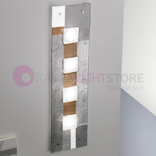 RIALTO Ceiling light Modern wall Sconce in Murano Glass L. 96x25