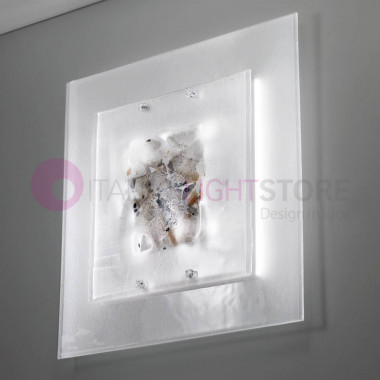 ABSTRACUS Ceiling light Modern Murano Glass L. 50x50