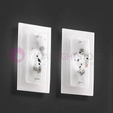ABSTRACUS Ceiling light wall Sconce Modern Glass of Murano L. 30x20