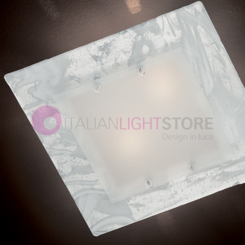 Sahara deckenleuchte Deckenlampe Murano Glas 60x60 Familamp