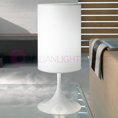 FLUTE 9090/1L lam export | Abat-jour Lamp Bedside Fabric Shade Modern Design