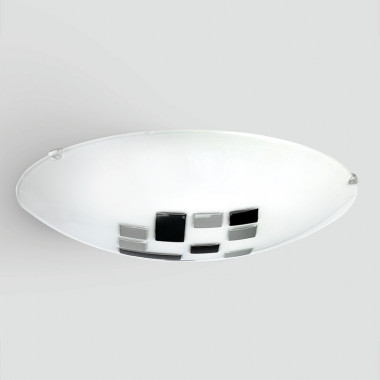 gd0079 MOSAICO Lam | Plafoniera lampadario 3 Misure con Inserti in Vetro di Murano Design Moderno
