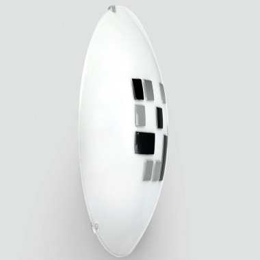 gd0079 MOSAÏQUE Lam | Lustre Plafonnier 3 Tailles avec Inserts en Verre de Murano Design Moderne