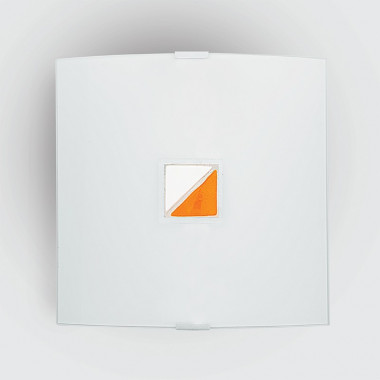 gd0082 WALL Applique lampada a parete con Inserti in Vetro di Murano 4 Varianti