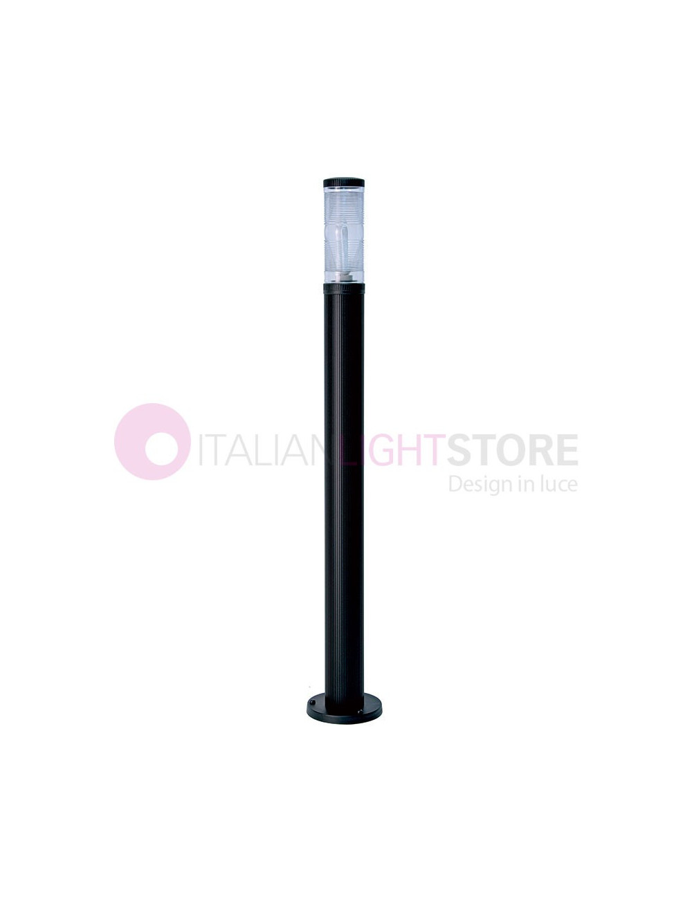 FRESNEL Bollard Farola Moderna h. 128 cm Iluminación de Jardines