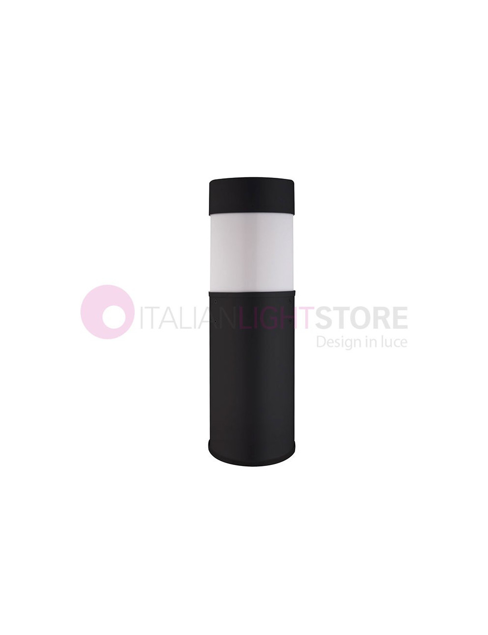 BOLLARD FLAT Bollard Farola moderna h. 48 cm Iluminación de jardín