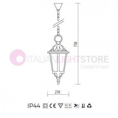 ANNECY Classic Traditional Outdoor Pendant Lantern