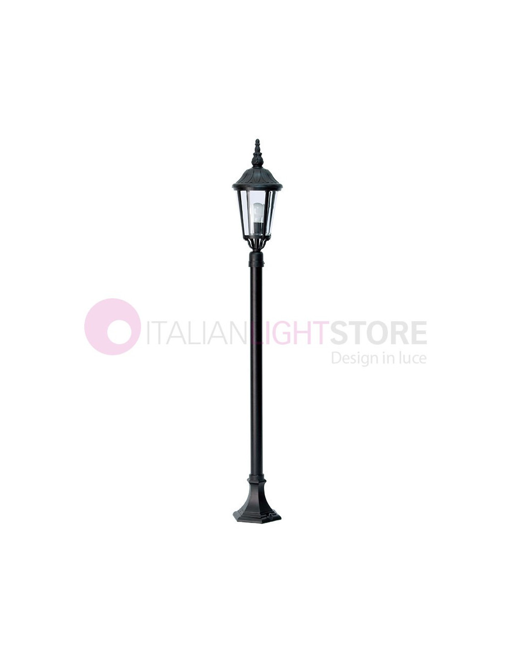 ANNECY Paletto Lampioncino Classico per Esterni Giardino h.137 cm