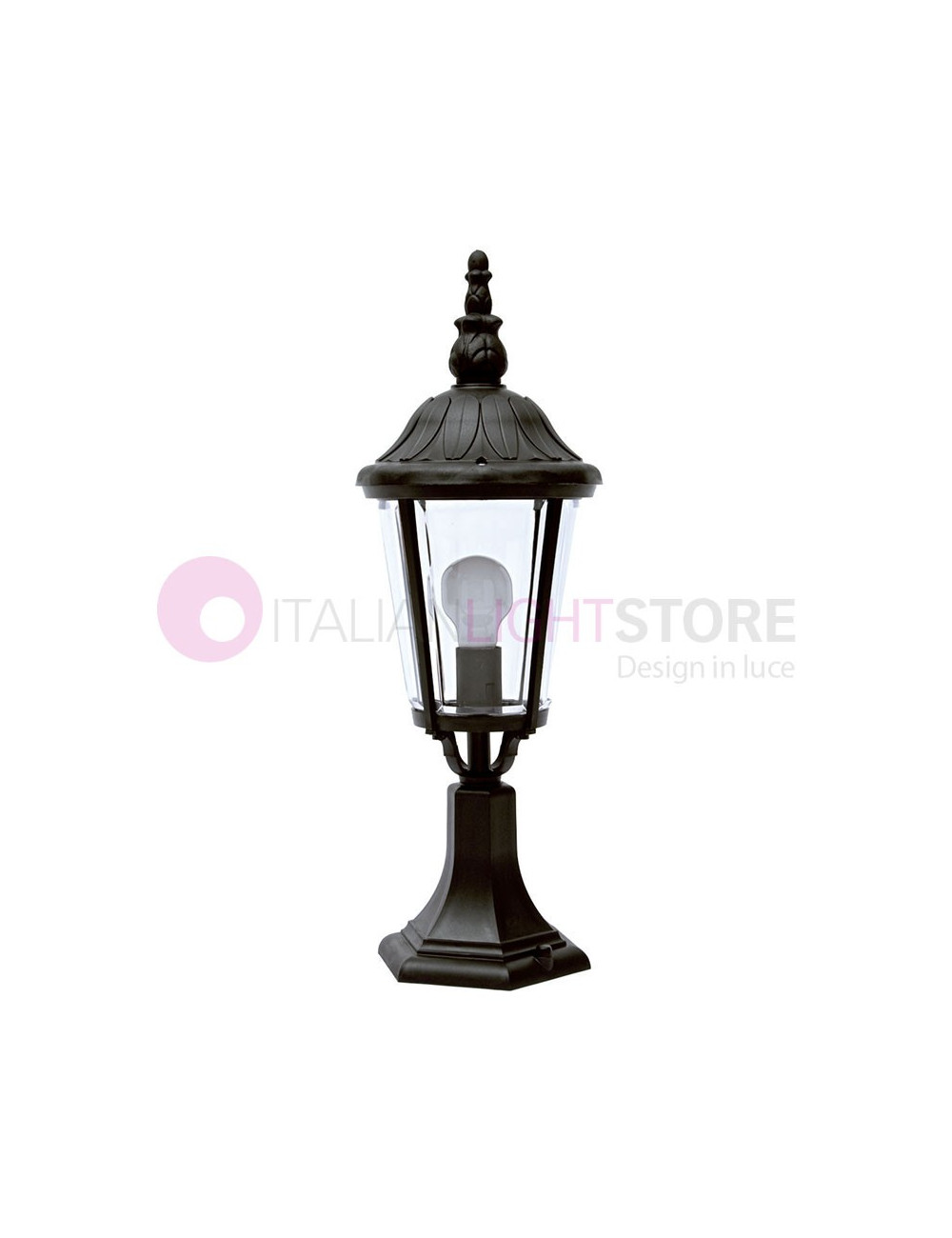 ANNECY Paletto Lampioncino Classico per Esterni Giardino h.59 cm