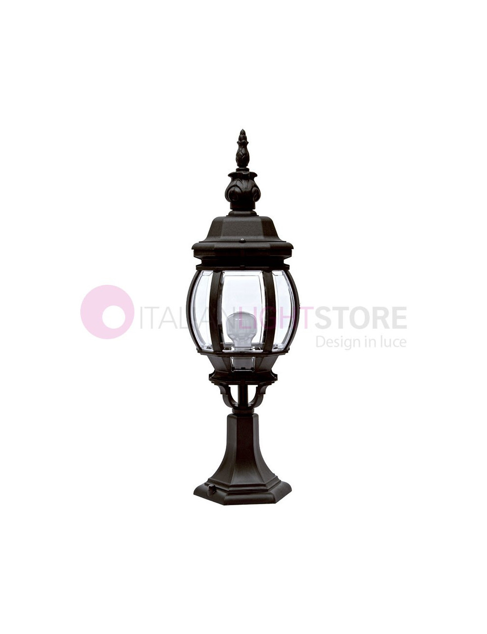 BOSTON GRANDE Bollard Classic Outdoor Street Lamp Garden h.68 cm