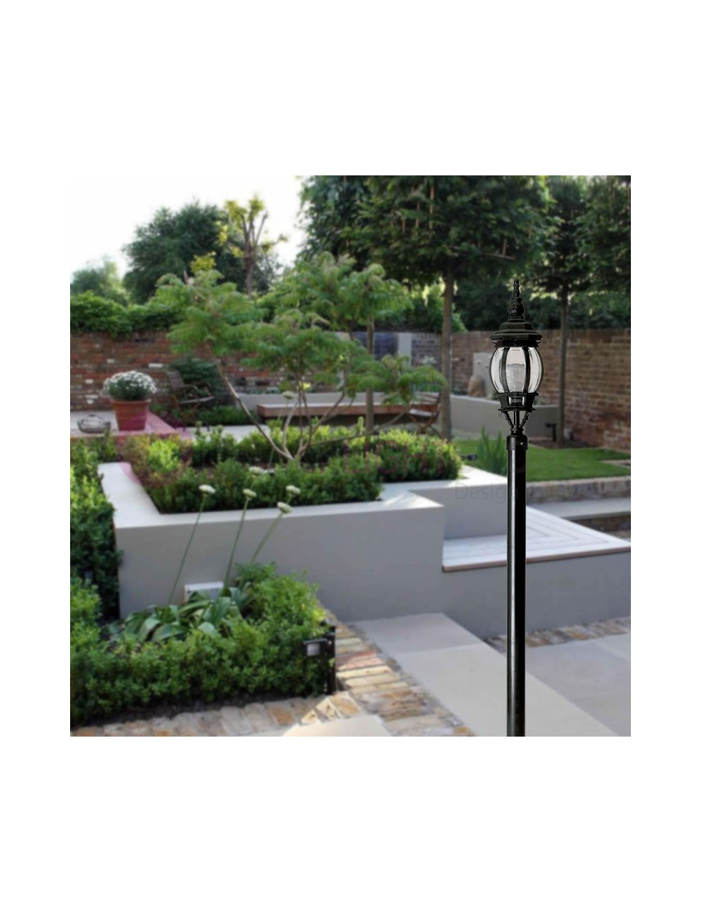 BOSTON Classic Lampadaire Extérieur Jardin h.137 cm