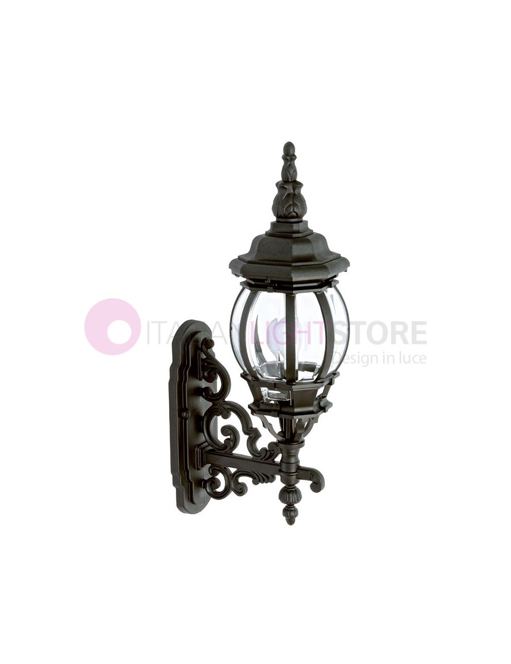 BOSTON Wall Lantern para Exterior Clásico Tradicional h.58 cm