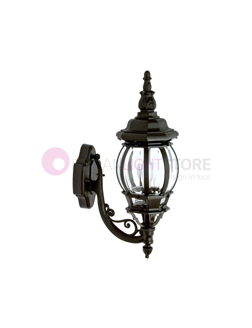 BOSTON Wall Lantern para Exterior Clásico Tradicional h.52 cm