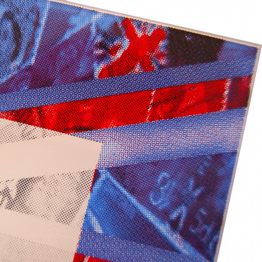 UNION JACK Deckenleuchte kronleuchter an der Decke, Englische Flagge, L. 55x55 Modernes Design