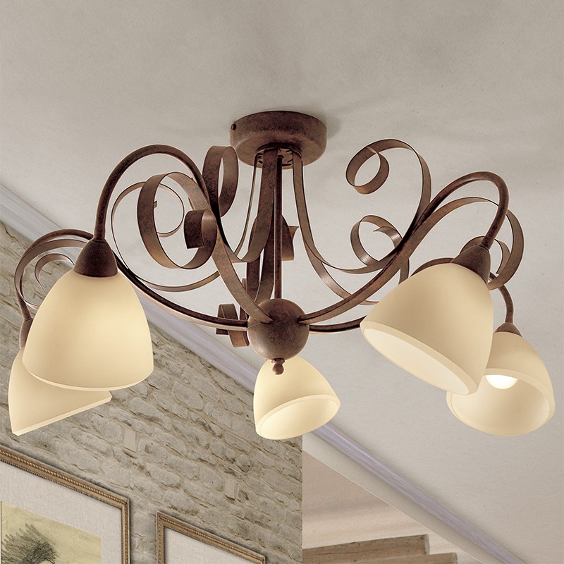 Ceiling Light Chandelier Rustic, Country Style Ceiling Lampshades