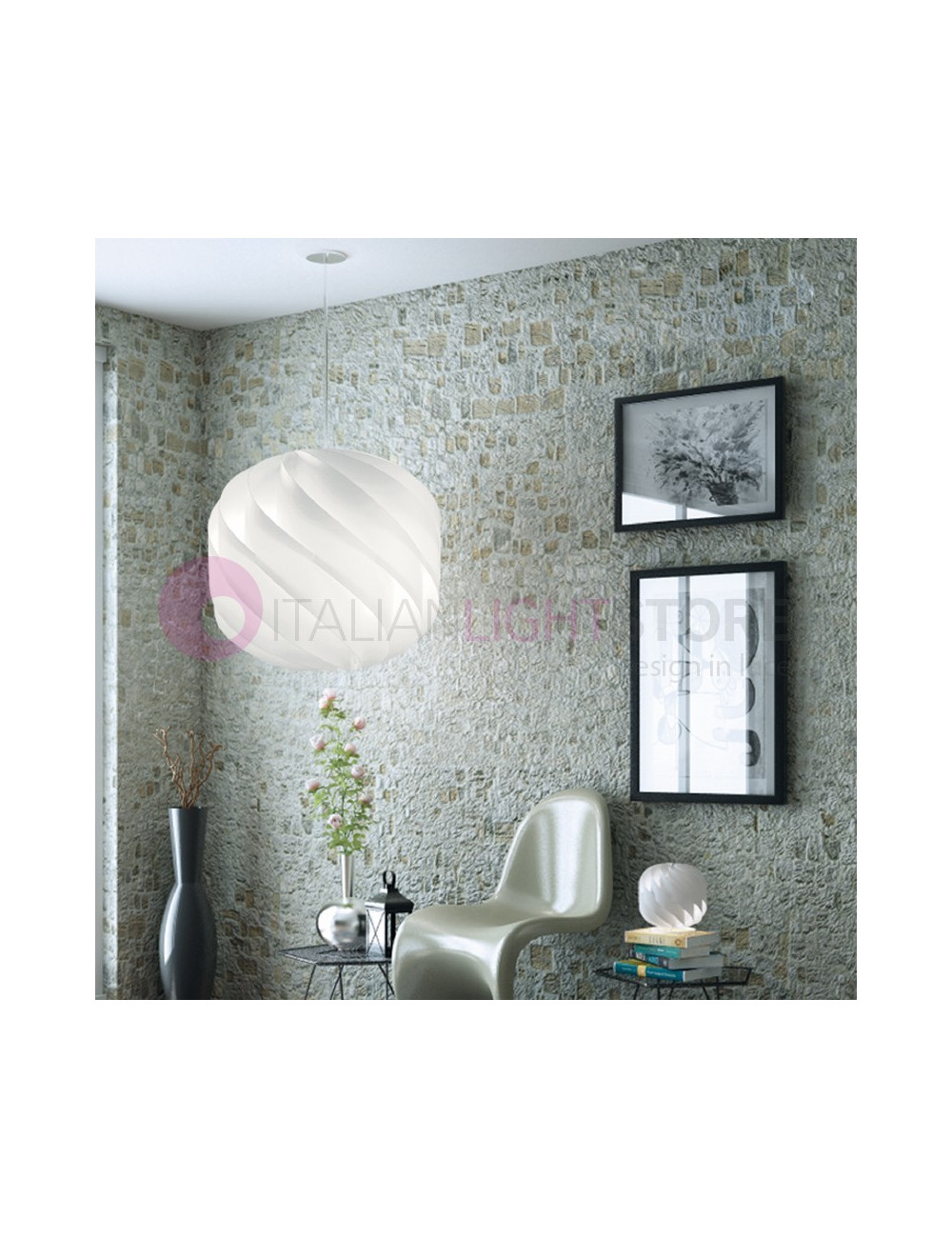 GLOBE Suspension Mesure Grande d.72 Design Moderne - Linea Zero