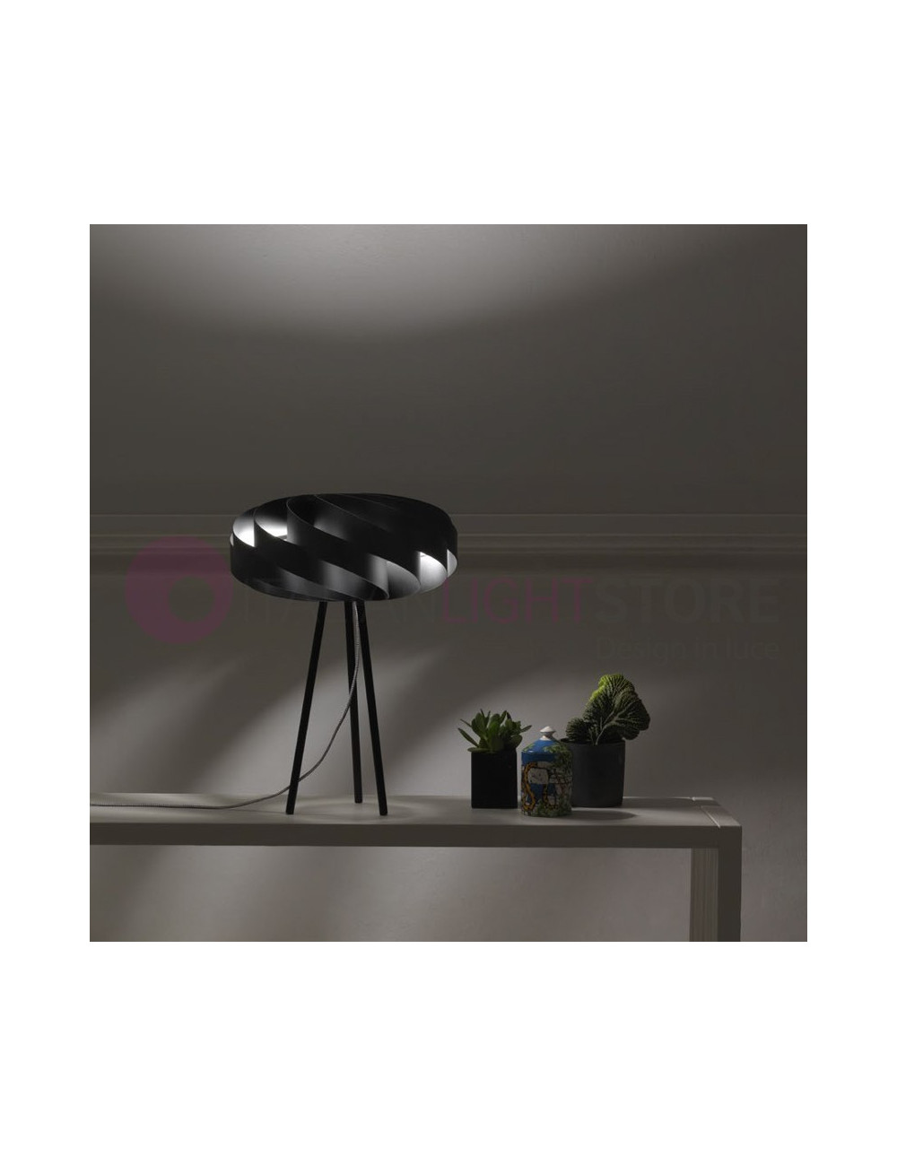 FLAT Floor Lamp Table Lamp Tripod Modern Design - Linea Zero