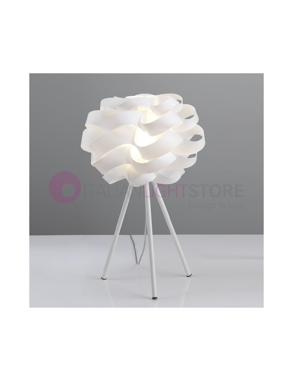 CLOUD Lampe Terre Forme de Nuage h.63 Design Moderne - Linea Zero