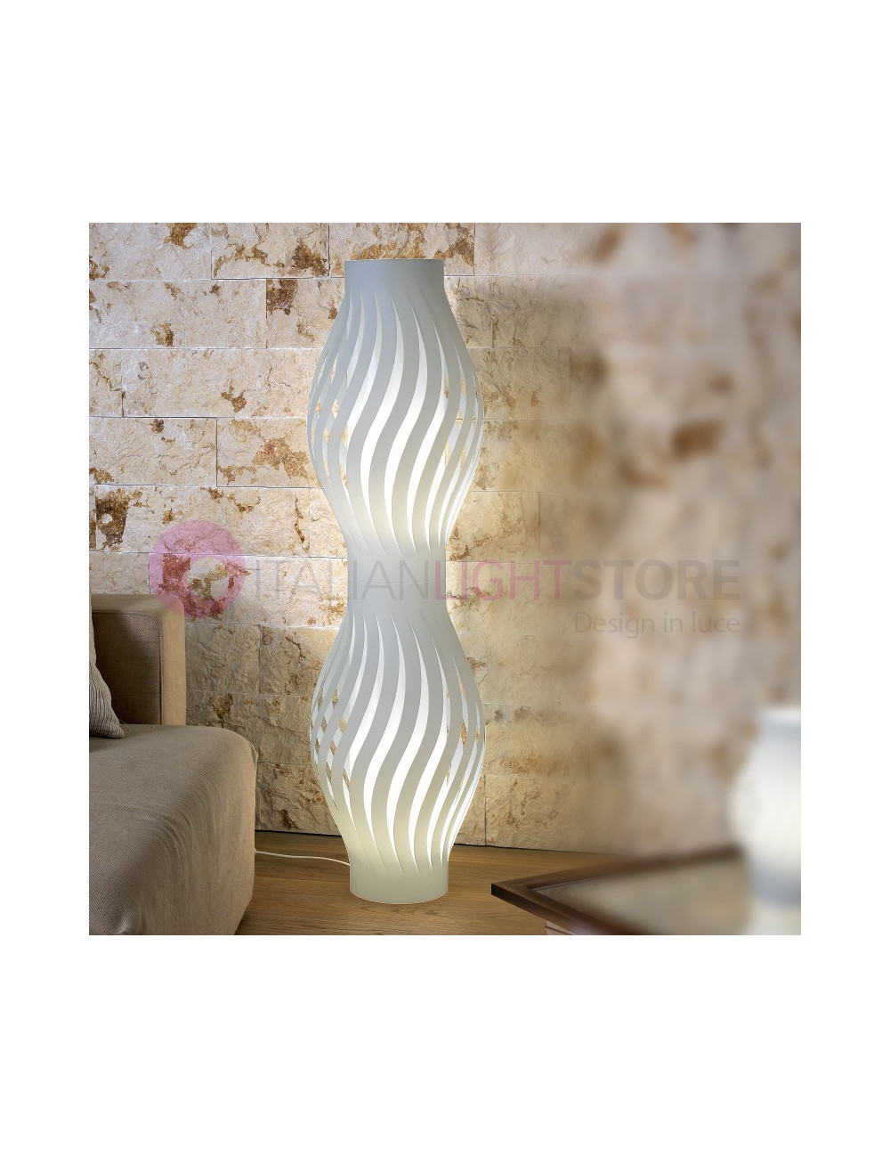 DAMA Piantana Lampada da Terra Design Moderno - Linea Zero