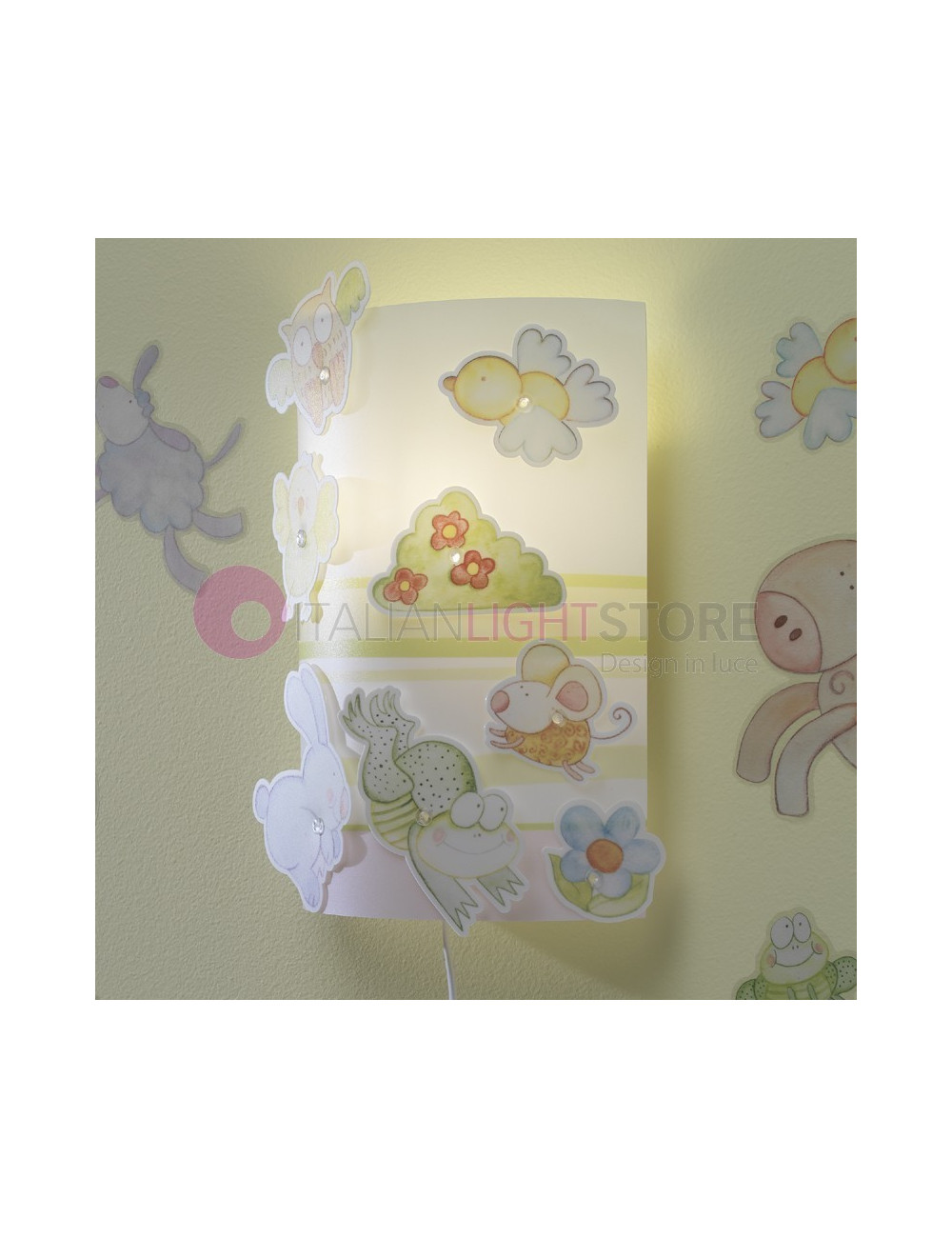 Aplique de pared FATTORIA 180/FATTORIA para dormitorio infantil