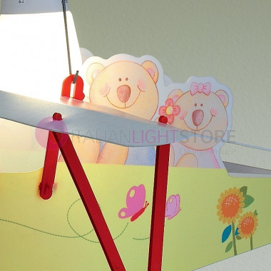 ORSETTI Biplane Pendant Chandelier Children's Bedroom