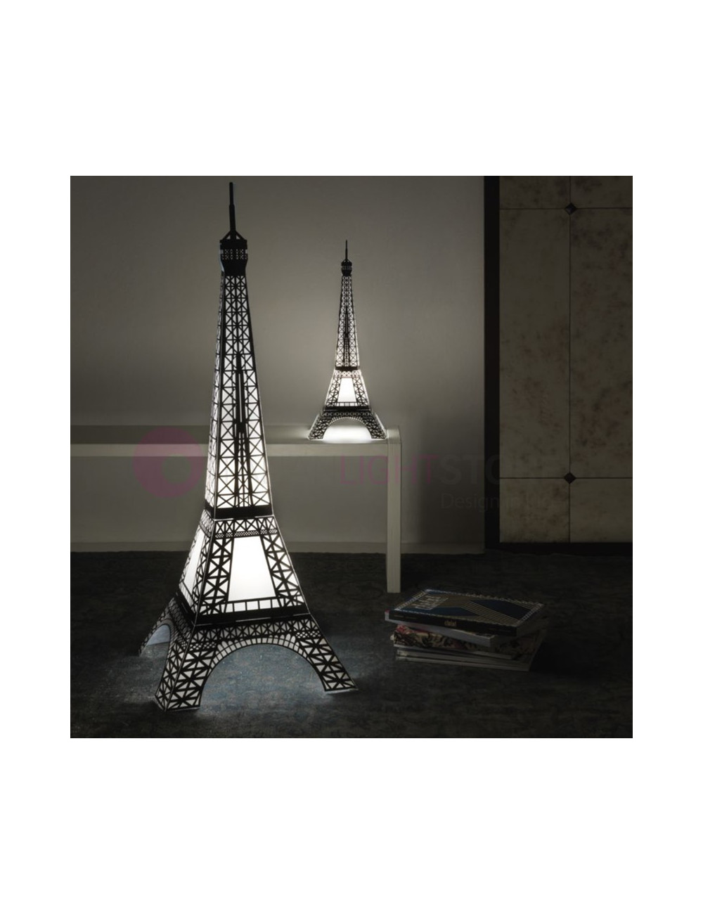 EIFFEL by Linea Zero Illuminazione, Lampada da Terra Design Moderno Tour Eiffel Luminosa