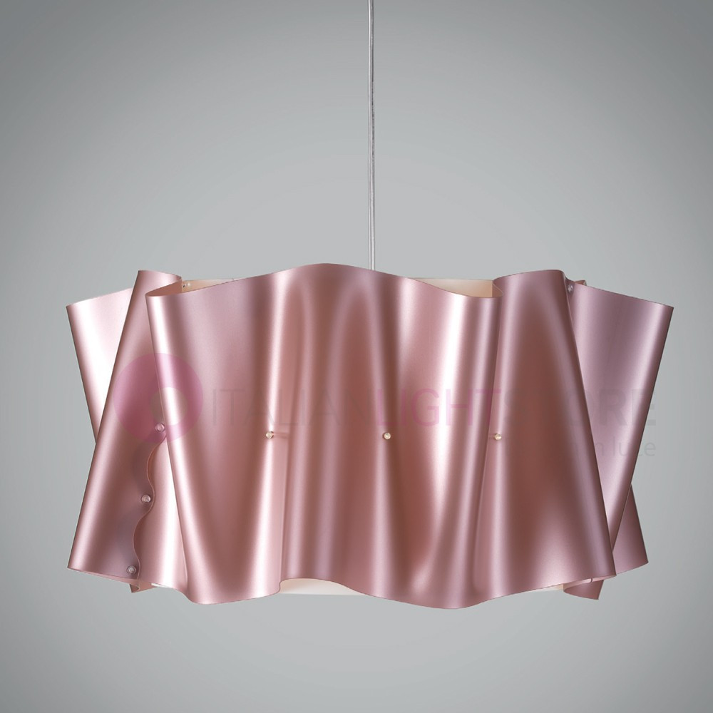 FOLIO by LINEA ZERO ILLUMINAZIONE Suspension Design Moderne D.60 Effet Tissu