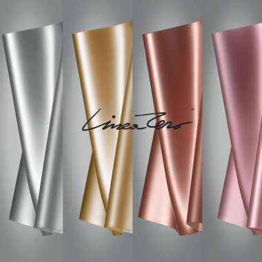 FOLIO by LINEA ZERO ILLUMINAZIONE, Modern Design Pendant Lamp 3 sizes fabric effect