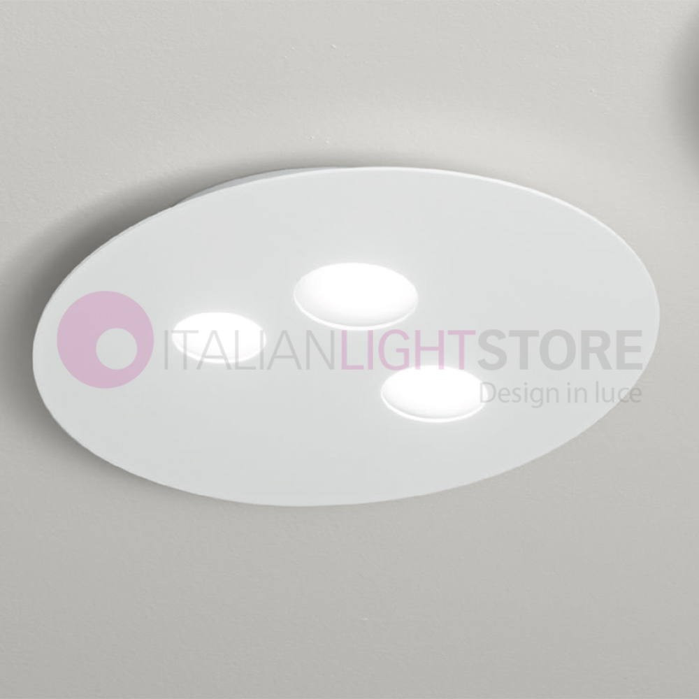 LUNA Plafoniera a Soffitto Moderna 40x47 cm GEALUCE