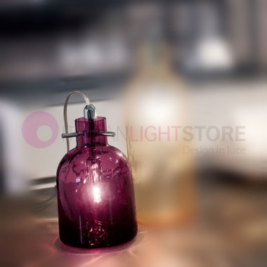 BOSSA NOVA Selene Lighting | Conception de bouteille en verre de table de table