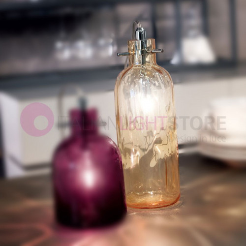 BOSSA NOVA 2766 Selene Lighting |  Lampe bouteille en verre soufflé D.10 Design moderne