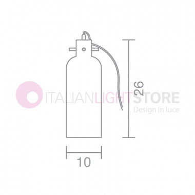 BOSSA NOVA 2766 Selene Lighting |  Lámpara de botella de vidrio soplado D.10 Diseño moderno