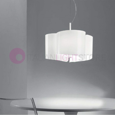 | d’éclairage PAPIRO Selene Suspension Lustre Verre Cristal Design Moderne