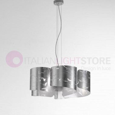 0370/5 | d’éclairage PAPIRO Selene Lustre en cristal extra clair D.65 Design moderne