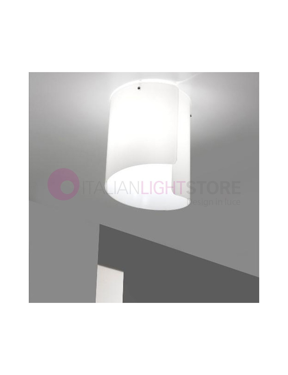 PAPYRUS 0386 Selene Beleuchtung | Deckenleuchte Curved Crystal D.26 Modernes Design